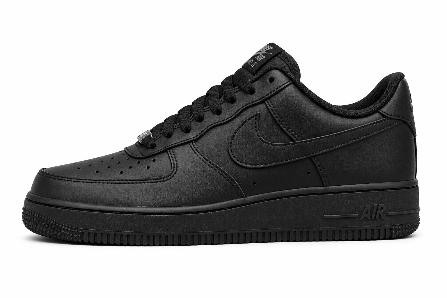 Tênis Air Force Preto clássico Estilo E Conforto - Imagem 3