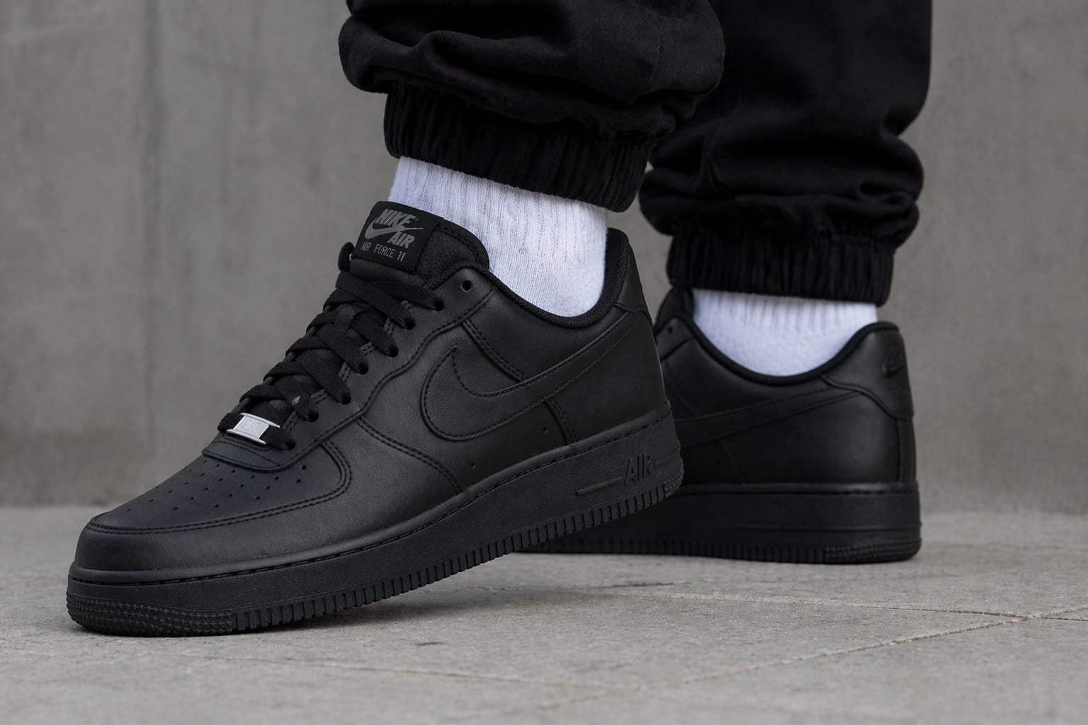Tênis Air Force Preto clássico Estilo E Conforto