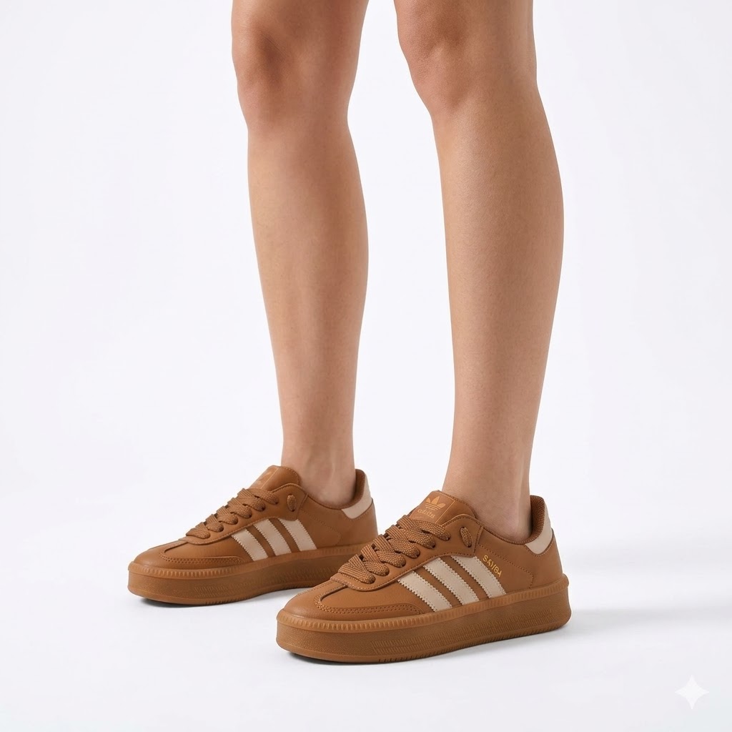 Tênis Adidas Samba XLG unissex com Plataforma - Imagem 3