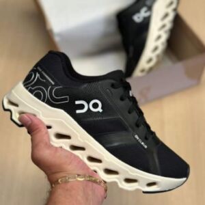 Tênis  Esportivo Preto com Amortecimento para Caminhada Academia Corrida e Dia a Dia