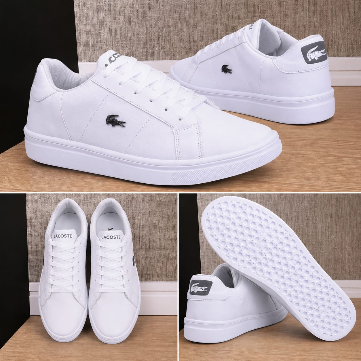 Tênis Lacoste Casual Branco – Estilo, Conforto e Versatilidade para o Dia a Dia