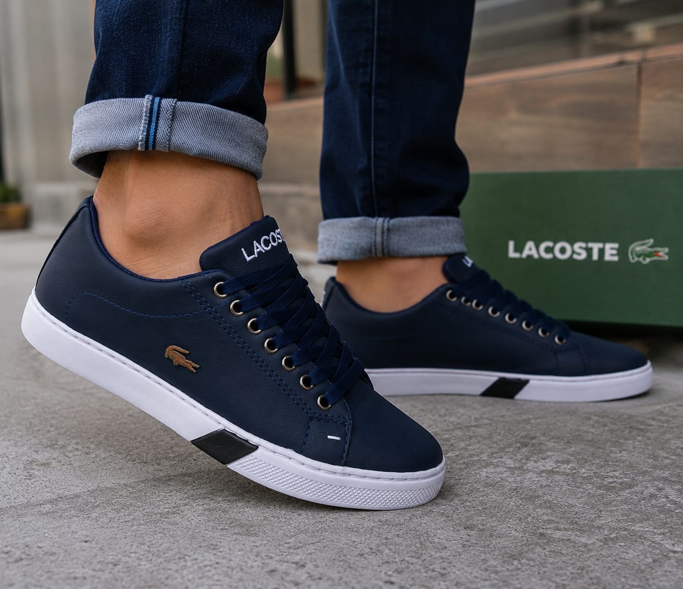 Tênis Casual Masculino Lacoste Azul Marinho – Conforto, Estilo e Versatilidade - Imagem 3