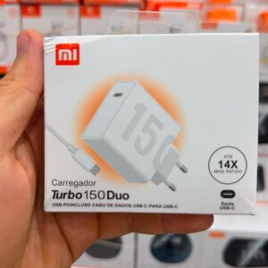 Carregador 150W USB-C Power Delivery com Cabo – Carregamento Super Rápido para Celular, Tablet e Notebook
