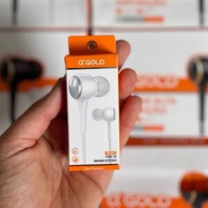 Fone de Ouvido A'Gold FN-A15 Intra Auricular Com Fio P2 3,5mm Estéreo HD Super Bass com Microfone