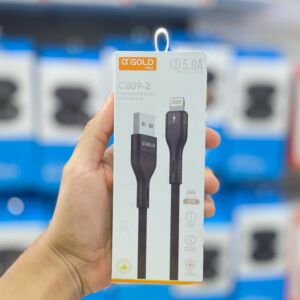 Cabo A'Gold Pro CB09-2 Lightning para iPhone – Carga Rápida e Transferência de Dados