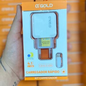 Carregador Gold 4.1 para iPhone CA16-2 / CA09-2 – 20,5W com Cabo USB