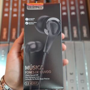 Fone Lelong LE-0207 com Microfone P3 3,5mm Cabo 1,2m para Celular