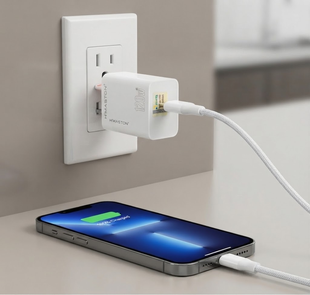 Carregador 120W LR-31-3 Tipo C USB-C Alta Potência - Imagem 2