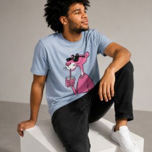 Camiseta Pantera Style Unissex 100% Algodão Fio 30 Estampa DTF – Masculina e Feminina
