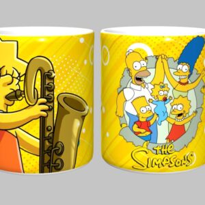 Caneca The Simpsons 325ml – Porcelana Branca Personalizada