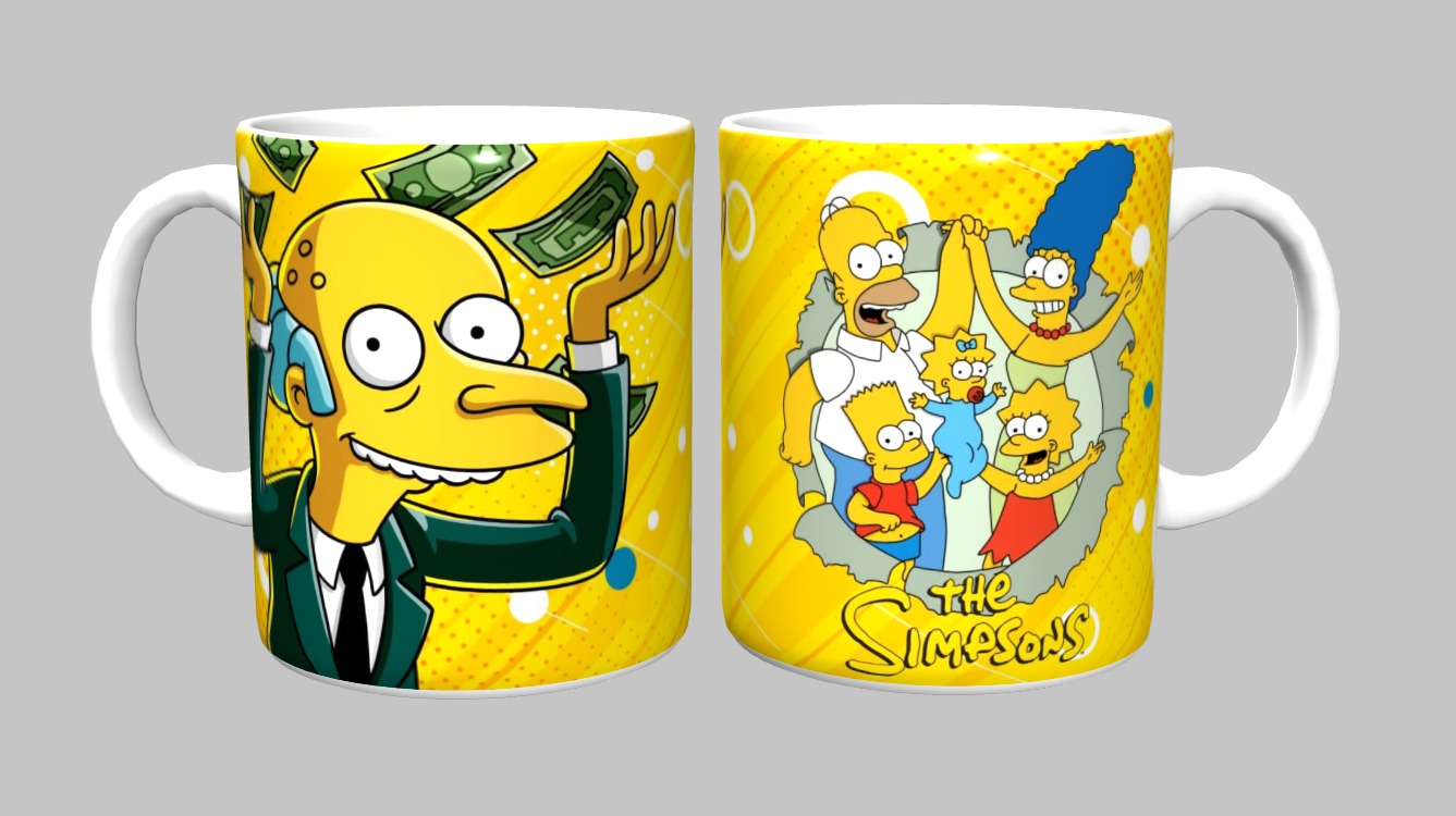 Caneca The Simpsons 325ml – Caneca Temática Sublimada