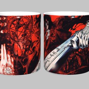 Caneca Hellsing 325ml Porcelana Sublimada Estampa Anime