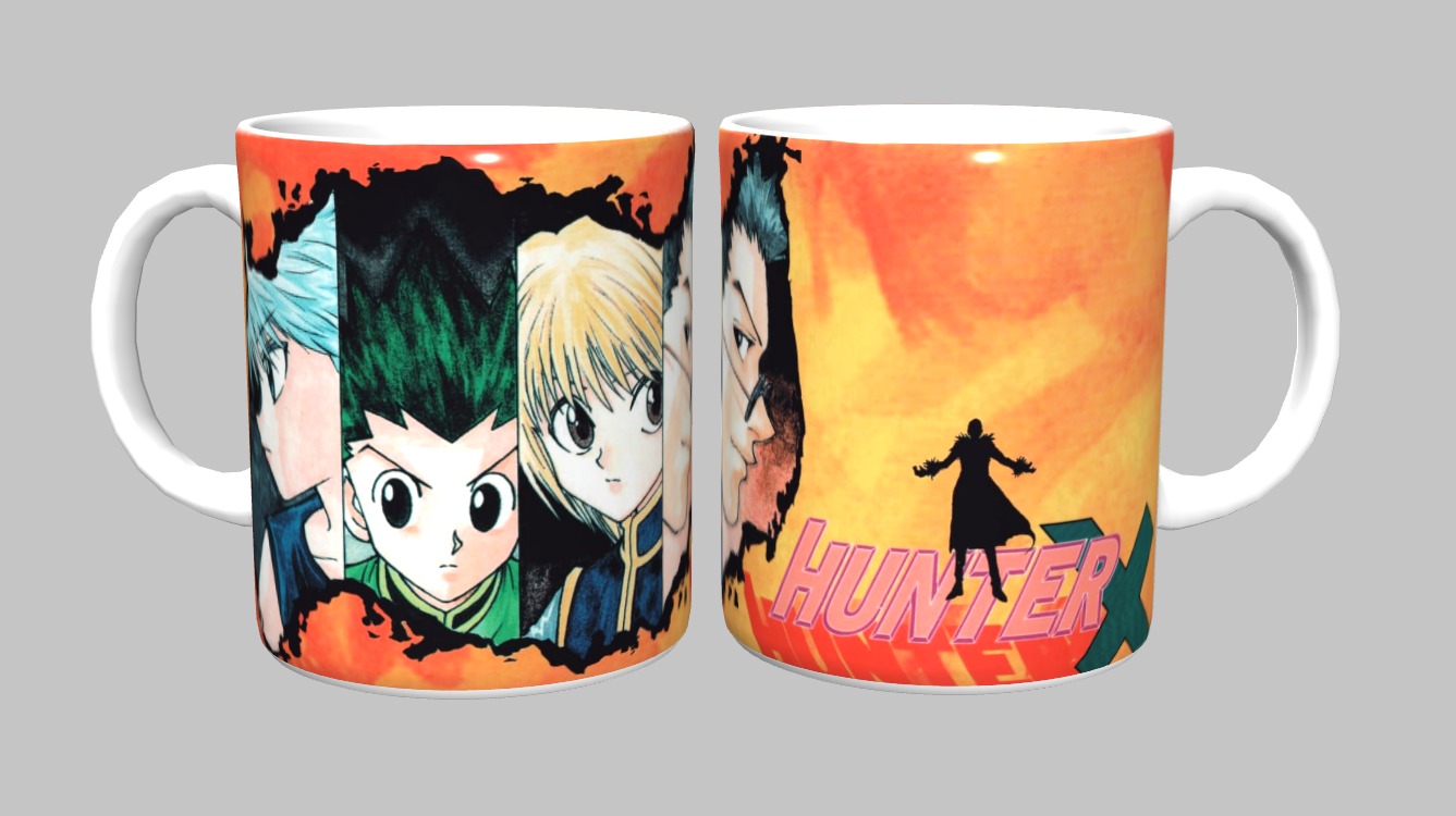 Caneca Hunter x Hunter 325ml Porcelana Sublimada Personalizada Anime