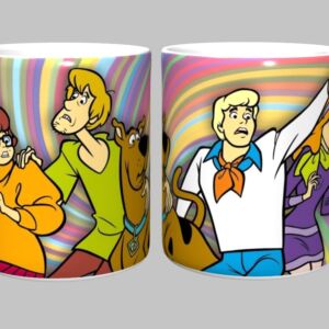 Caneca de Porcelana 325ml Scooby-Doo Sublimada – Caneca Geek Presente