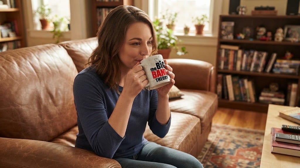 Caneca The Big Bang Theory 325ml Porcelana Branca Sublimada Série - Imagem 2