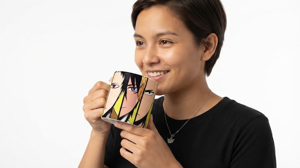 Caneca de porcelana 325ml One Punch Man Sublimado - Imagem 3