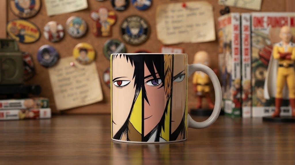 Caneca de porcelana 325ml One Punch Man Sublimado - Imagem 2
