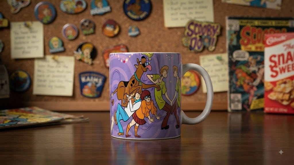 Caneca de Porcelana 325ml Scooby-Doo Sublimada – Caneca Geek Presente - Imagem 2