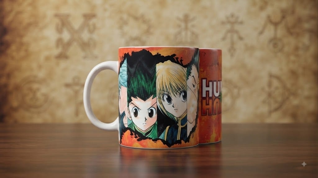 Caneca Hunter x Hunter 325ml Porcelana Sublimada Personalizada Anime - Imagem 2