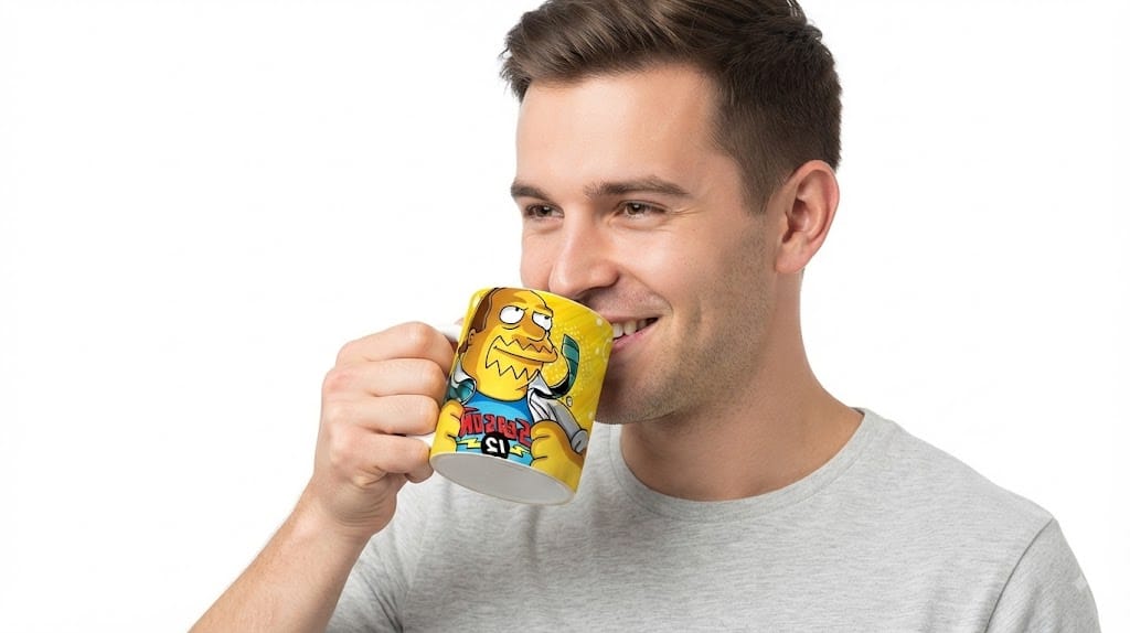 Caneca The Simpsons 325ml – Porcelana Branca com Estampa - Imagem 2