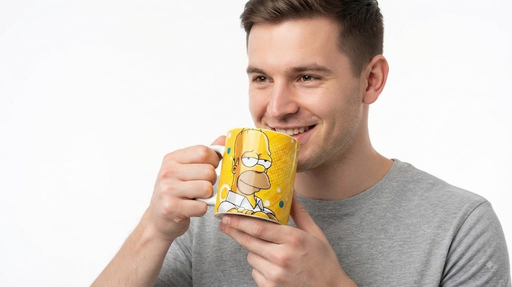 Caneca The Simpsons 325ml Porcelana Sublimada – Estampa Colorida - Imagem 2