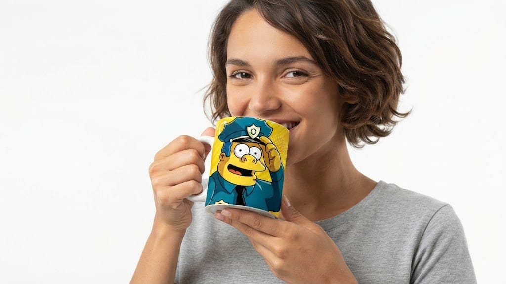 Caneca Simpsons 325ml – Caneca de Porcelana Branca Sublimada - Imagem 2