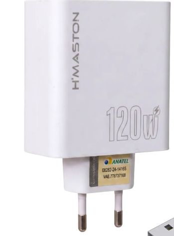 Carregador 120W LR-31-3 Tipo C USB-C Alta Potência - Imagem 3
