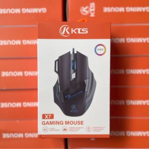 Mouse Gamer X7 2400 DPI 7 Botões Fire Key LED 4 Cores USB