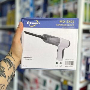 Mini Aspirador Portátil 120W 9000Pa Recarregável USB para Carro Casa e Escritório