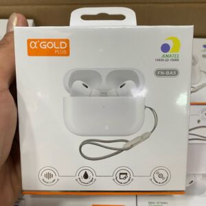 Fone de Ouvido A'Gold FN-BA5 Bluetooth 5.4 TWS Sem Fio In-Ear IPX5 Touch