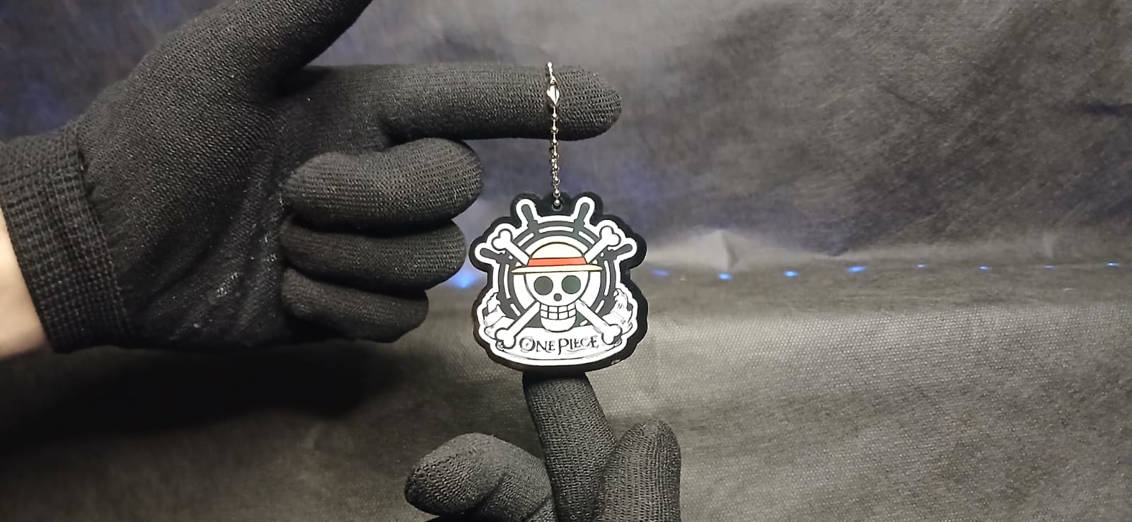 Chaveiro One Piece Jolly Roger Chapéu de Palha Anime Grelhado jjjjj j - Imagem 4