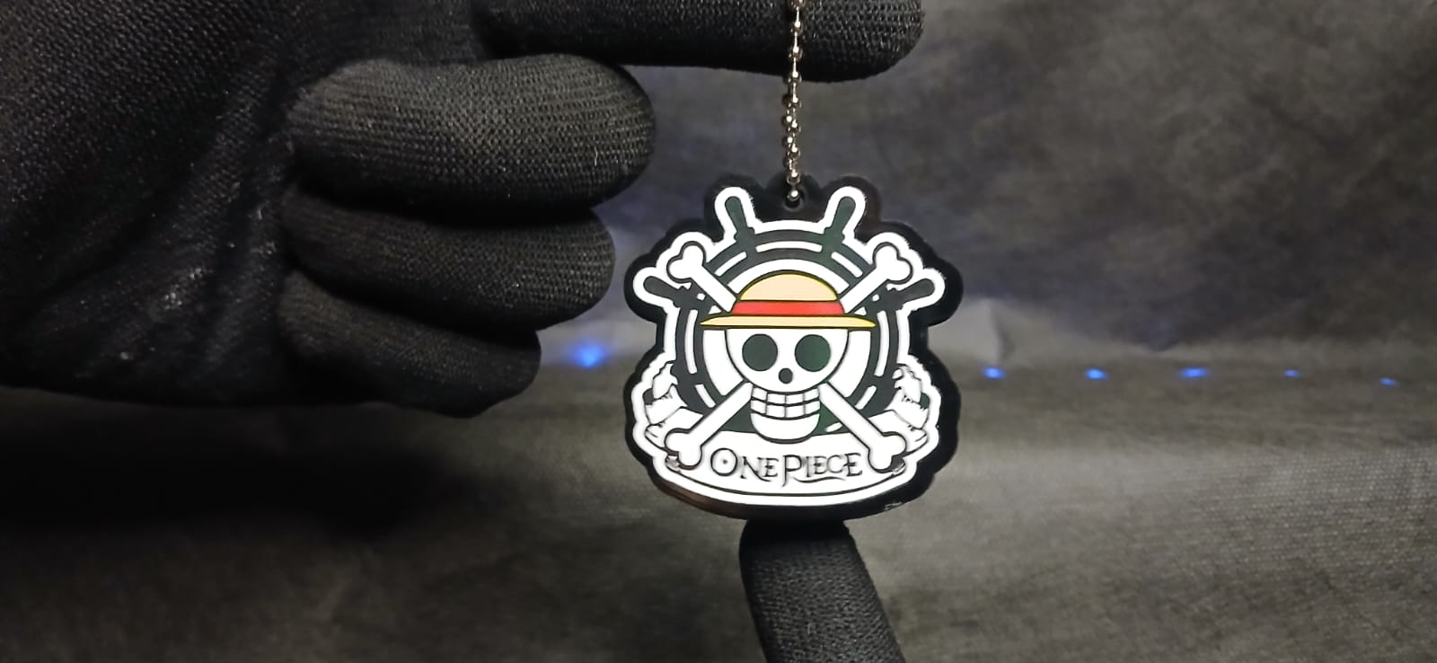 Chaveiro One Piece Jolly Roger Chapéu de Palha Anime Grelhado jjjjj j