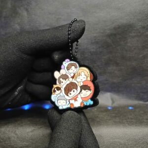 Chaveiro BTS K-Pop Bangtan Boys Army – Acessório para Mochila, Bolsa e Chaves